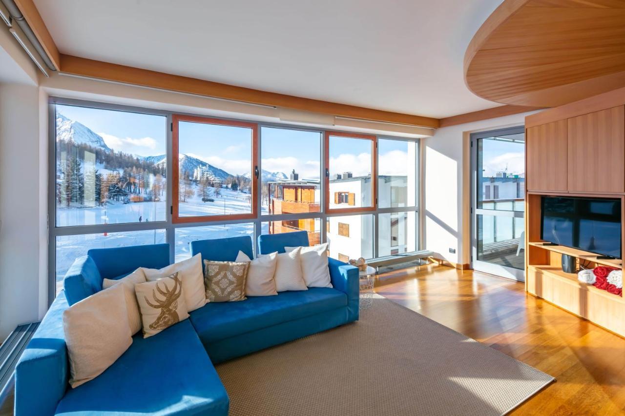 Apartamento Terrazza Su Sestriere Lux Exterior foto
